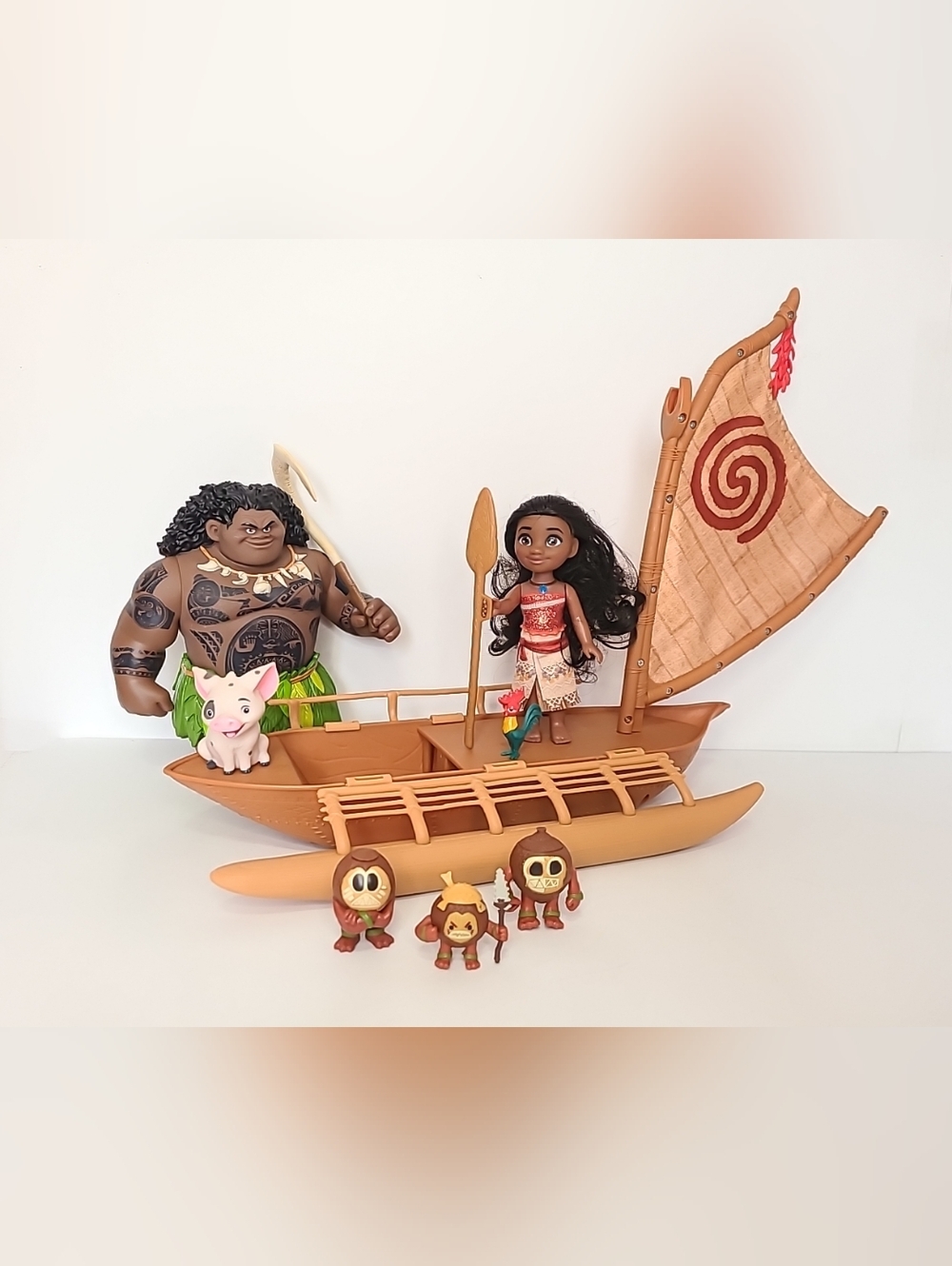Disney's Moana Figures, Boat & Accessories Jakks Pacific